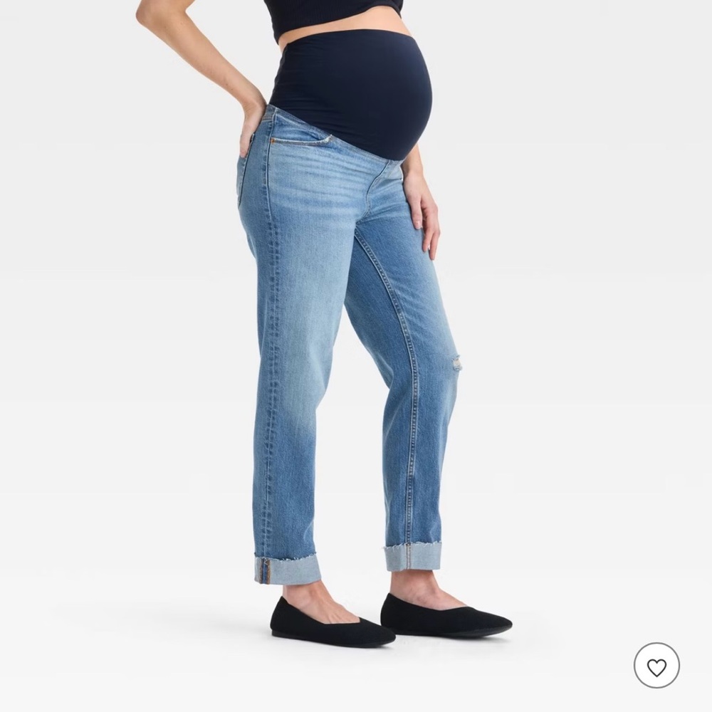 Isabel by Ingrid & Isabel Straight Leg Maternity Jeans 2